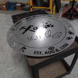 custom laser cut sign from TRA Snow and Sun