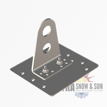 Single Ply 2 Deck Mount Snow Fence