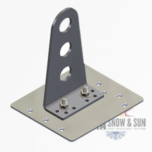 Single Ply 3 Deck Mount Snow Fence