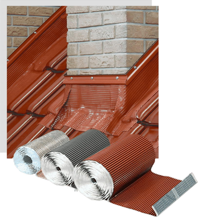 flashing on chimney from TRA Snow & Sun